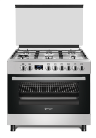Wiggo WO-E969R(XX) Serie 9 - Gasfornuis - Rvs