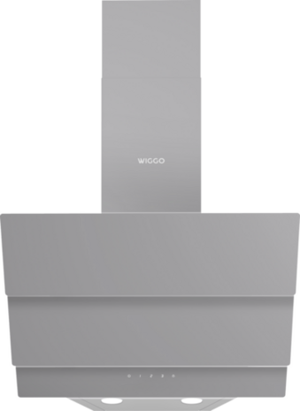 Wiggo WE-E533G(G) - Schuine Afzuigkap - 50cm - Grijs Triple Glas