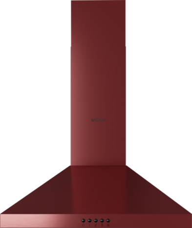 Wiggo WE-E543R(RB) - Wandschouw Afzuigkap - 50cm - Rood