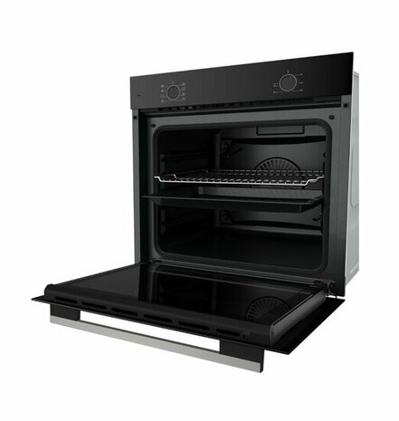Wiggo WO-B608(B) - Inbouw heteluchtoven - Zwart