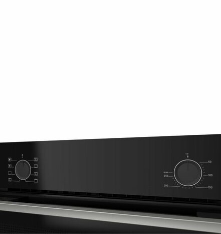 Wiggo WO-B608(B) - Inbouw heteluchtoven - Zwart