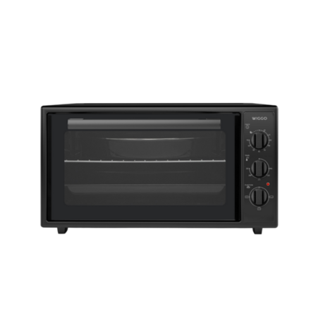 Wiggo WMO-E456(B) - Vrijstaande Oven - 45 liter - Zwart