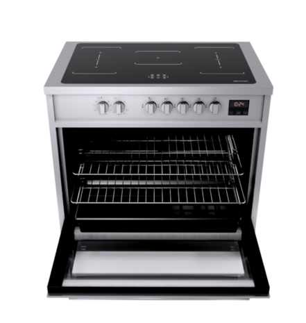 Wiggo WIO-E921A(XX) - Freestanding - Induction - Oven - 90cm - Inox