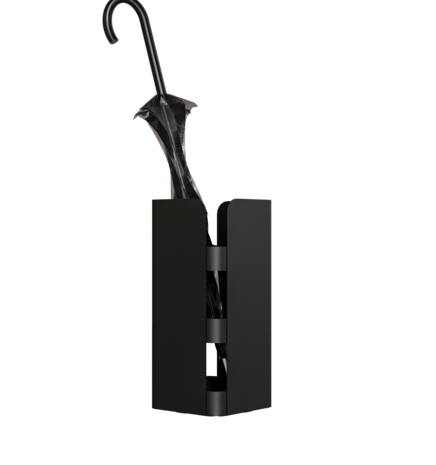 Gorillz Curvy - Paraplubak Parapluhouder - Zwart 