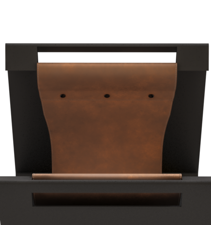 Gorillz Stash - Leer - Tijdschriftenhouder - Bruin