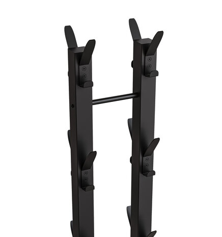 Gorillz Atomy XL - kapstok staand - Staande Kapstok - 32 haken - Metaal - 180 cm - Zwart