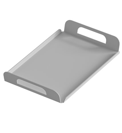 Gorillz Vigor Dienblad - Tray - Serveerblad - 32,5 x 21 x 4,5 - Metaal - Wit 