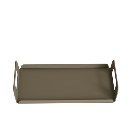 Gorillz Vigor Dienblad - Tray - Serveerblad - 32,5 x 21 x 4,5 - Metaal - Bruin