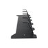 Gorillz Triangle Five - Wandkapstok - 5 haken - 70 x 5 x 12 cm - Zwart