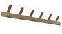Gorillz Trim 50 Kapstok -12 haken (lengte) 55 cm - Metaal - Mat Goud